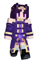 An_ika's Minecraft skin wearing the Menace cape