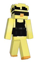 sweet corn and marigold yellow Minecraft skin — Classic model — first worn by action36