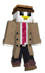 DuckyDooDah's Minecraft skin wearing the Migrator cape