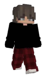 black and heath Minecraft skin — Classic model
