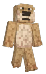 Jegu0's Minecraft skin wearing the Menace cape