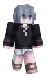 white lilac and provincial pink Minecraft skin — Slim model