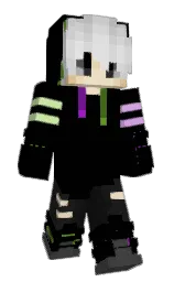 black and mine shaft Minecraft skin — Slim model — first worn by SpectreBonk