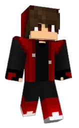cod gray and maroon Minecraft skin — Classic model — first worn by luisaothemonkey