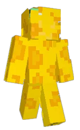 school bus yellow and amber Minecraft skin — Classic model