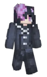 bright gray and mako Minecraft skin — Slim model