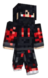 woodsmoke and shark Minecraft skin — Classic model — first worn by bradkiller