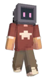 domino and copper rust Minecraft skin — Slim model — first worn by kodaglitch