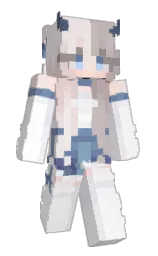 Hanlia's Minecraft skin wearing the Mojang Office cape