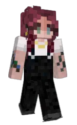 buccaneer and solid pink Minecraft skin — Slim model — first worn by Hiberno