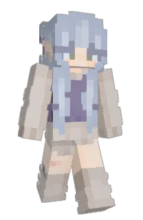 Front of Sanien's skin
