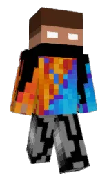 black and brown derby Minecraft skin — Classic model