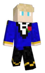 dairy cream and ultramarine Minecraft skin — Classic model — first worn by Ender_22x