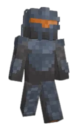 mine shaft and shuttle gray Minecraft skin — Slim model
