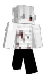 black and wild sand Minecraft skin — Classic model