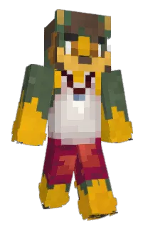 Front of Biam's skin