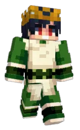 white and forest green Minecraft skin — Slim model