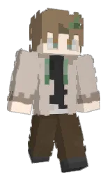 soft amber and domino Minecraft skin — Classic model