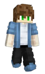 kashmir blue and horizon Minecraft skin — Slim model — first worn by JackHD24