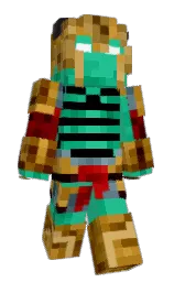 BaoBap's Minecraft skin wearing the Copper cape