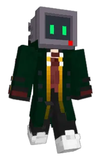 Front of Helpred's skin