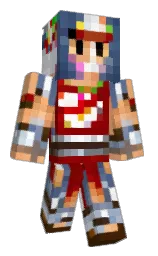 white and iron Minecraft skin — Classic model — first worn by War_Sprinkles