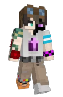 Front of Cruxifixion's skin