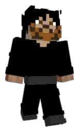 black and mine shaft Minecraft skin — Classic model — first worn by Nohmy15