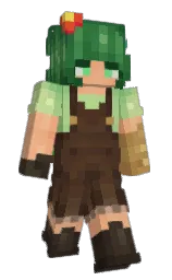saddle and bistre Minecraft skin — Slim model — first worn by SalixOsier