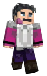 mercury and concrete Minecraft skin — Classic model — first worn by lawlessaviary
