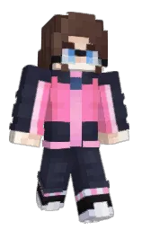 nitewaver's Minecraft skin wearing the Purple Heart cape