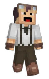 Stray04's Minecraft skin wearing the Moonlight Trail cape