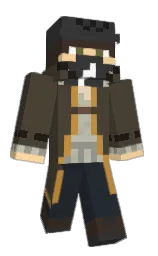 Dragonaz0's Minecraft skin wearing the Migrator cape