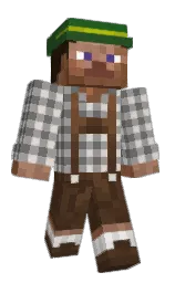NotZumo's Minecraft skin wearing the Migrator cape