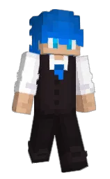 thunder and cocoa brown Minecraft skin — Slim model — first worn by DrizinXIII