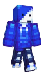 governor bay and blue gem Minecraft skin — Classic model — first worn by mirorian