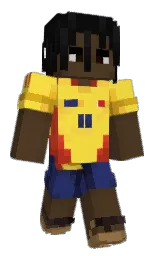 Mololo21's Minecraft skin wearing the MCC 15th Year cape