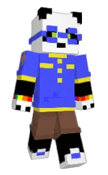 NerdyQwerty's Minecraft skin wearing the Migrator cape