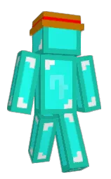 java and bright turquoise Minecraft skin — Classic model