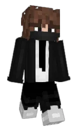 cod gray and black Minecraft skin — Slim model — first worn by DaimelL