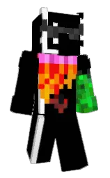 SkeyPE's Minecraft skin wearing the MCC 15th Year cape