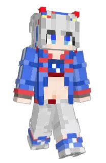 Front of KitaSushima's skin