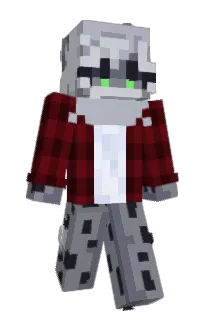 Front of pramaty's skin