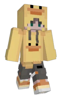 Front of ChocoChou's skin