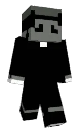 black and camouflage green Minecraft skin — Classic model