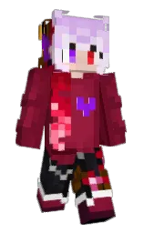 UWUJudy's Minecraft skin wearing the Migrator cape