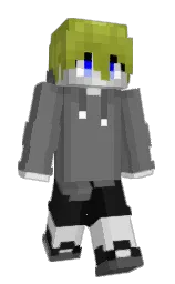 dove gray and cod gray Minecraft skin — Slim model — first worn by Arcorex