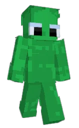 forest green and eucalyptus Minecraft skin — Slim model