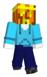 white and lucky point Minecraft skin — Classic model — first worn by Rotkiv1234