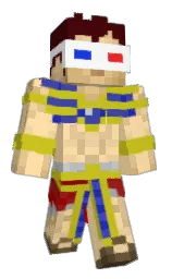 navajo white and key lime pie Minecraft skin — Classic model — first worn by HappyDino3
